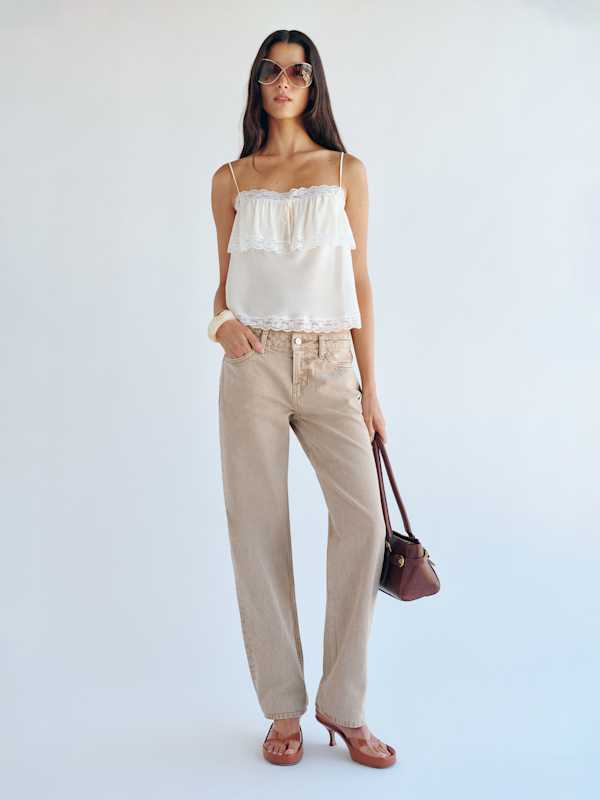 Charlee Low Rise Straight Leg Jeans