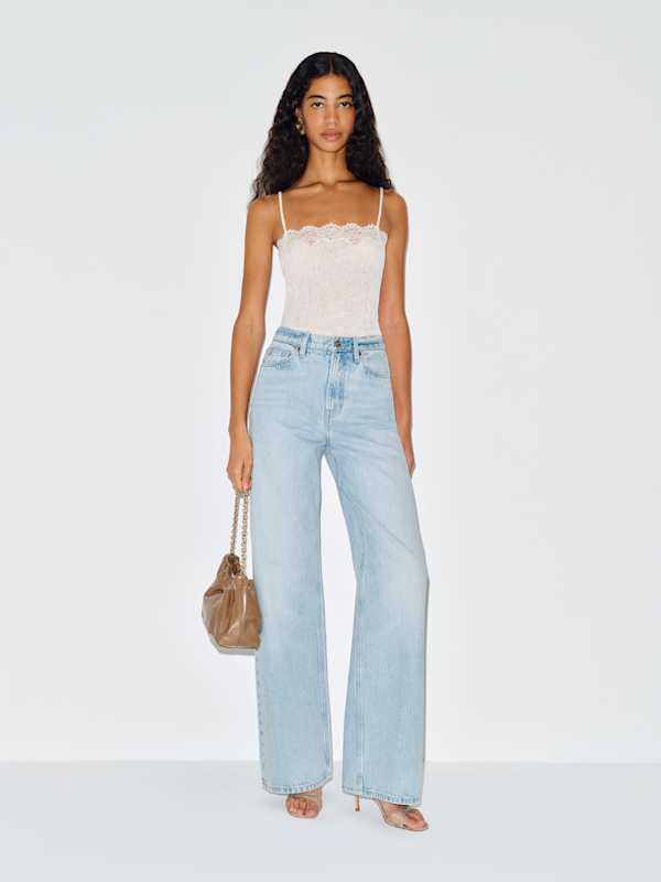Cary High Rise Slouchy Wide Leg Jeans