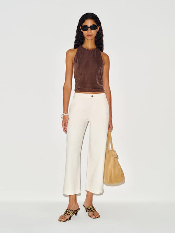 Cary Low Rise Slouchy Wide Leg Cropped Jeans