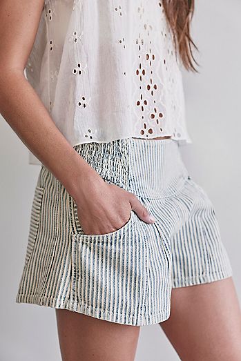 We The Free Luna Railroad Pull-On Shorts
