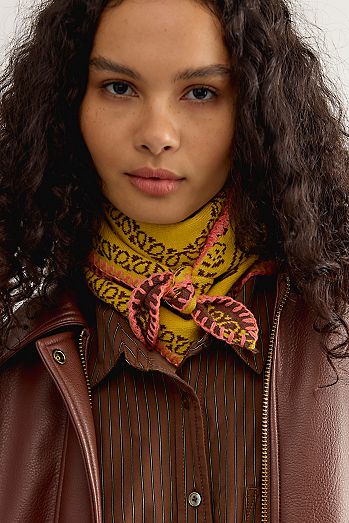 Carmen Knitted Triangle Bandana