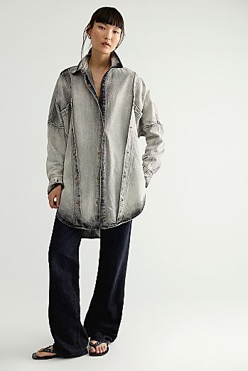 Nicholas K Gaspar Oversized Button Down Shirt