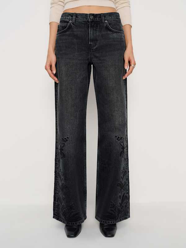 Cary Low Rise Slouchy Wide Leg Jeans