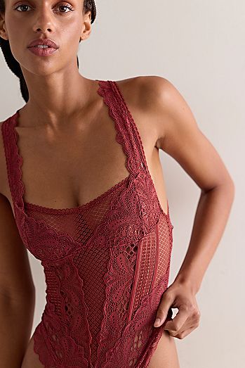 Moonlit Meadow Lace Bodysuit