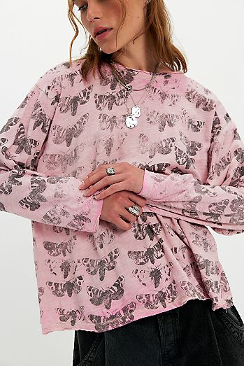 Magnolia Pearl Moth Viggo Long Sleeve Tee