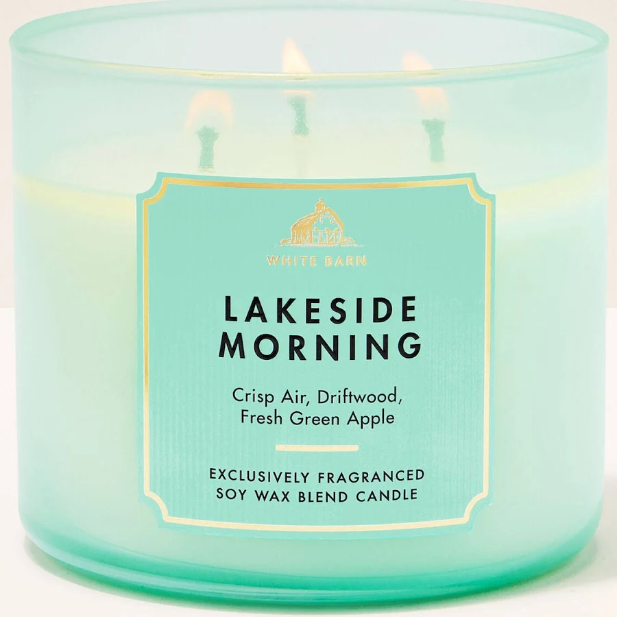 Bath & Body Works Lakeside Morning 3-Wick Candle
