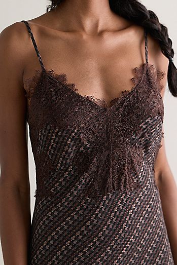 Check Me Out Column Slip Dress