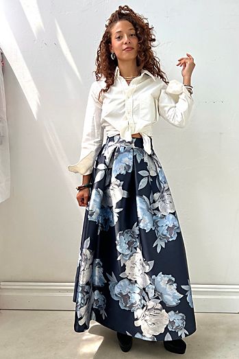 Vintage Brocade Ballgown Skirt Selected by Anna Corinna