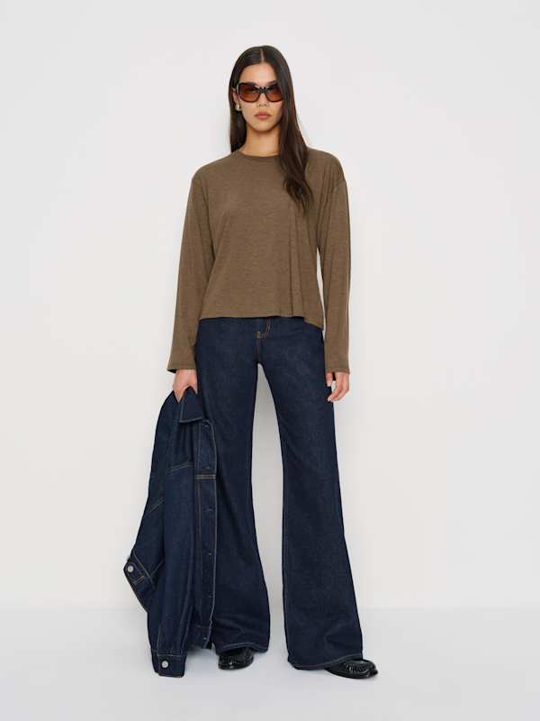 Liam Long Sleeve Oversized Tee