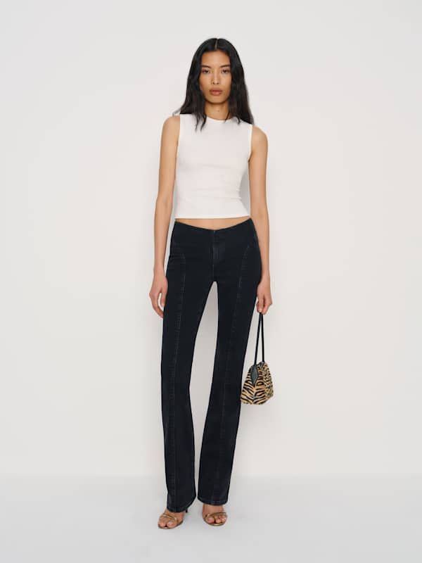 Elora Super Stretch Low Rise Bootcut Jeans