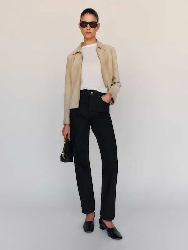 Cynthia High Rise Straight Jeans