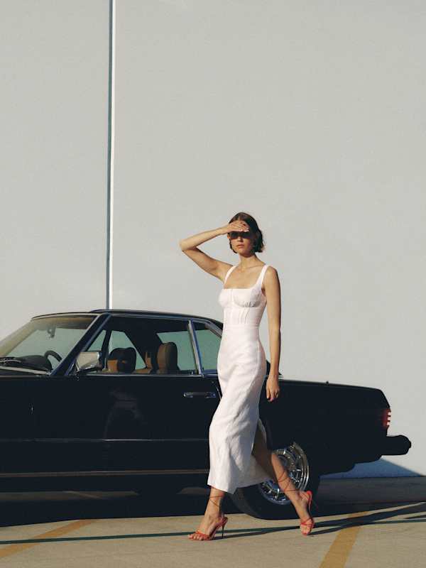 Lisa Linen Dress