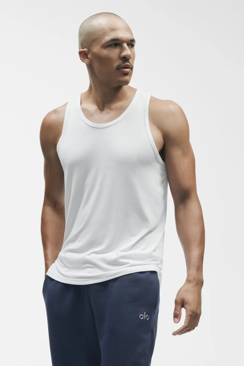 Everyday Modal Rib Tank - White