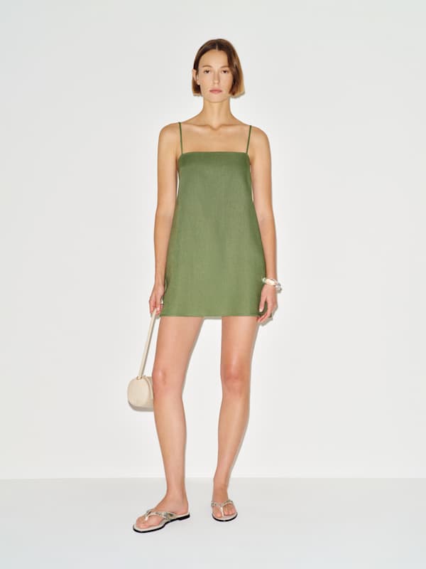 Aubree Linen Dress