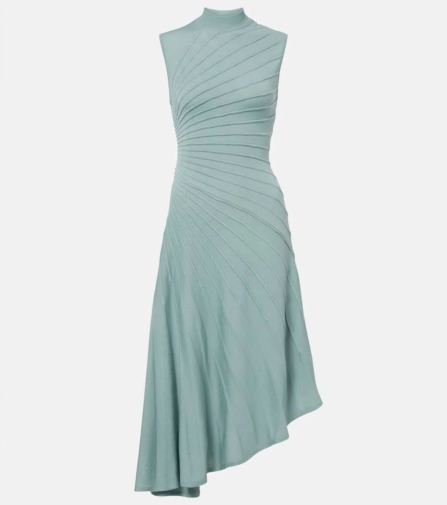 ALAÏA Women's Sculpting Wool Dress size