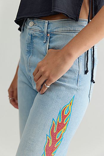 MOTHER The Saloon Sneak Jeans