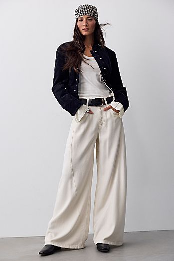 We The Free Haven Twisted Wide-Leg Jeans