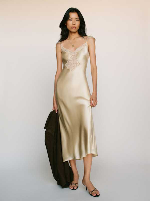 Serafina Silk Dress