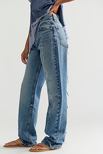 Dala Alley High-Rise Straight Jeans