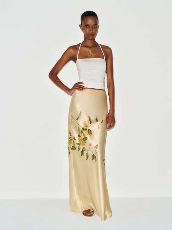 Bella Silk Skirt