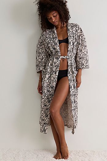 Only Hearts Printed Kimono