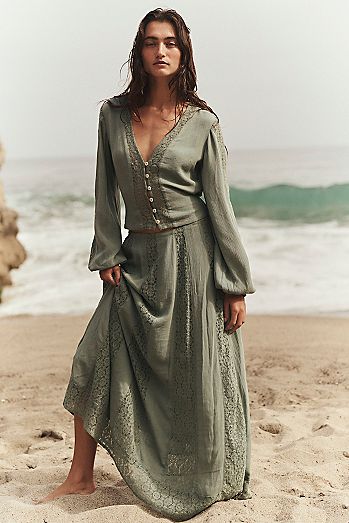 Marine Skirt Set
