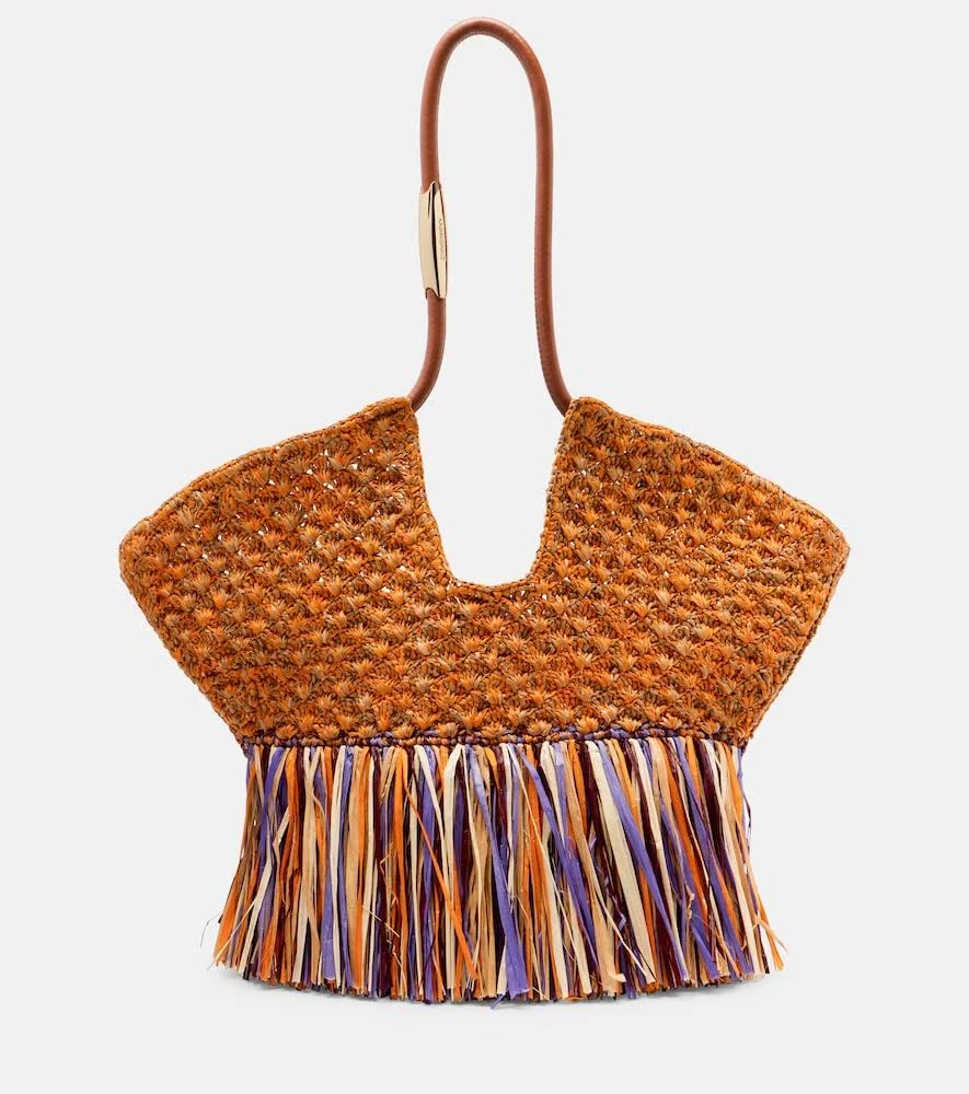 Zimmermann Goldentime Fringe Tote Bag