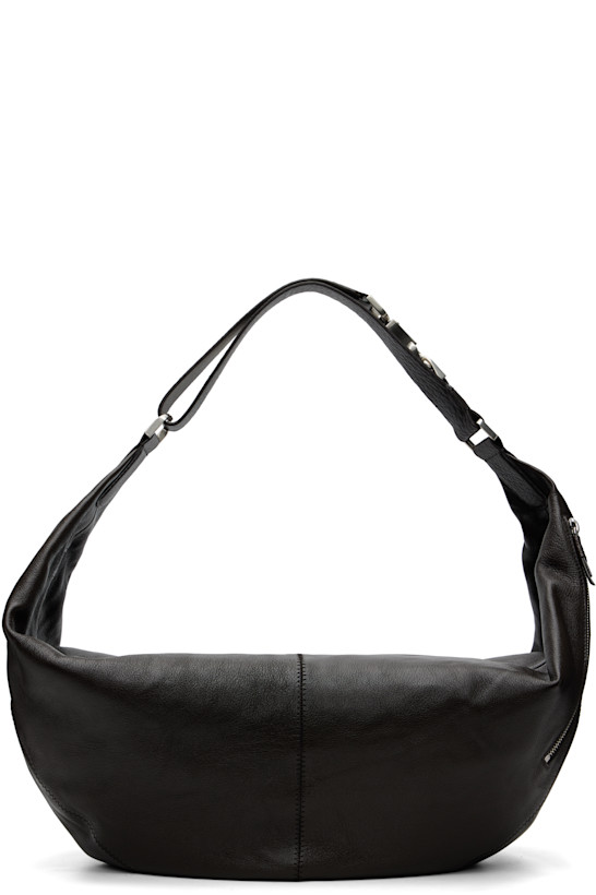 LEMAIRE Brown Large Quiver Clip Bag