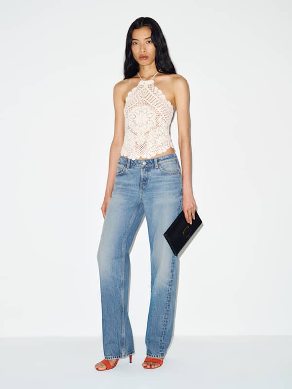 Charlee Low Rise Straight Leg Jeans