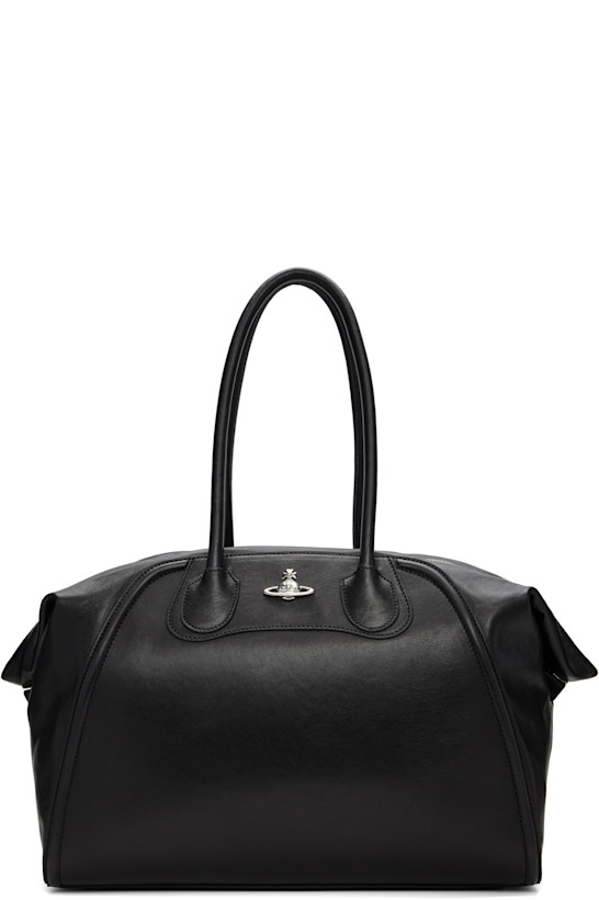 Vivienne Westwood Black Shirley Holdall Bag