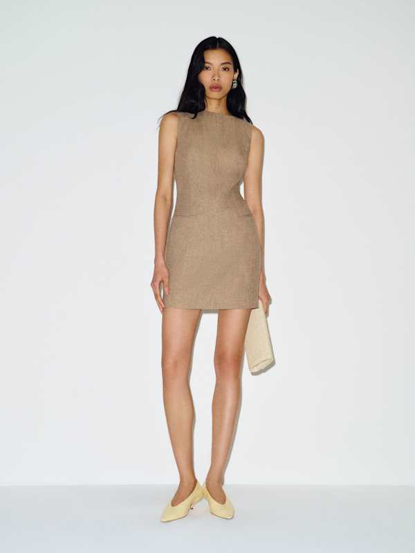 Citron Linen Dress