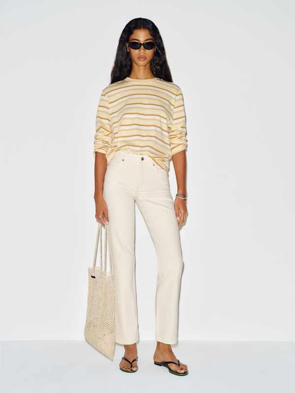 Cynthia High Rise Straight Jeans