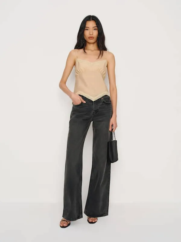 Cary Low Rise Slouchy Wide Leg Jeans