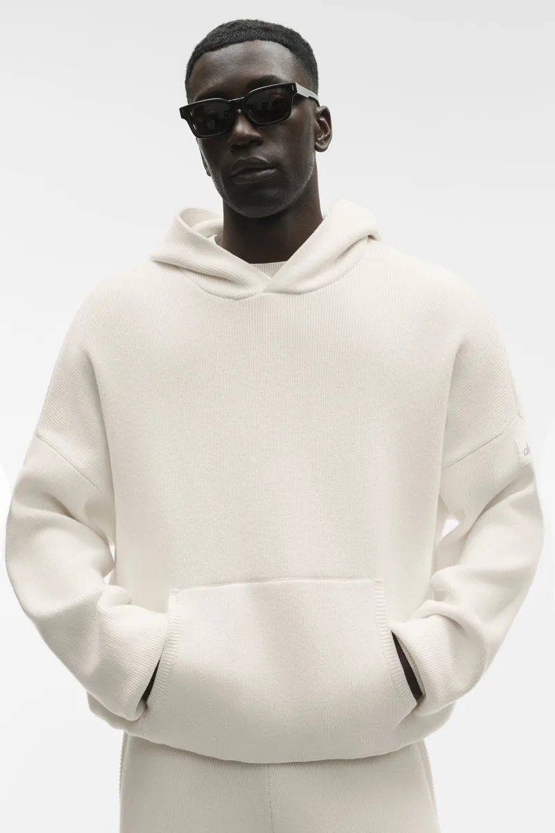 Scholar Hooded Sweater - Ivory