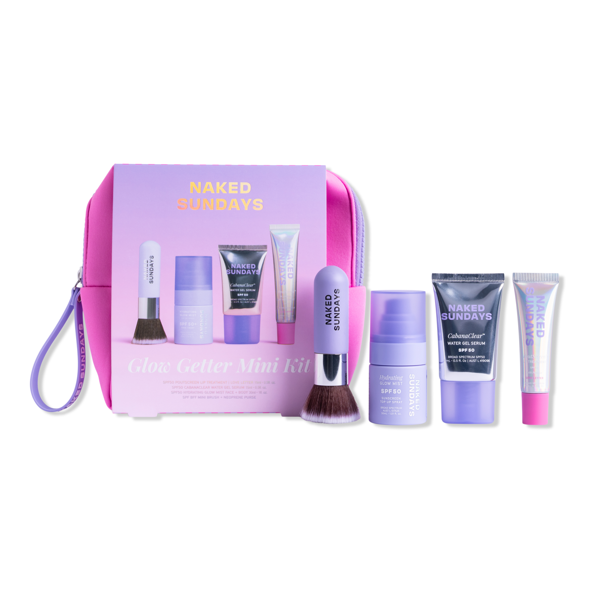 Naked Sundays GlowGetter Mini SPF 50 Heroes Kit