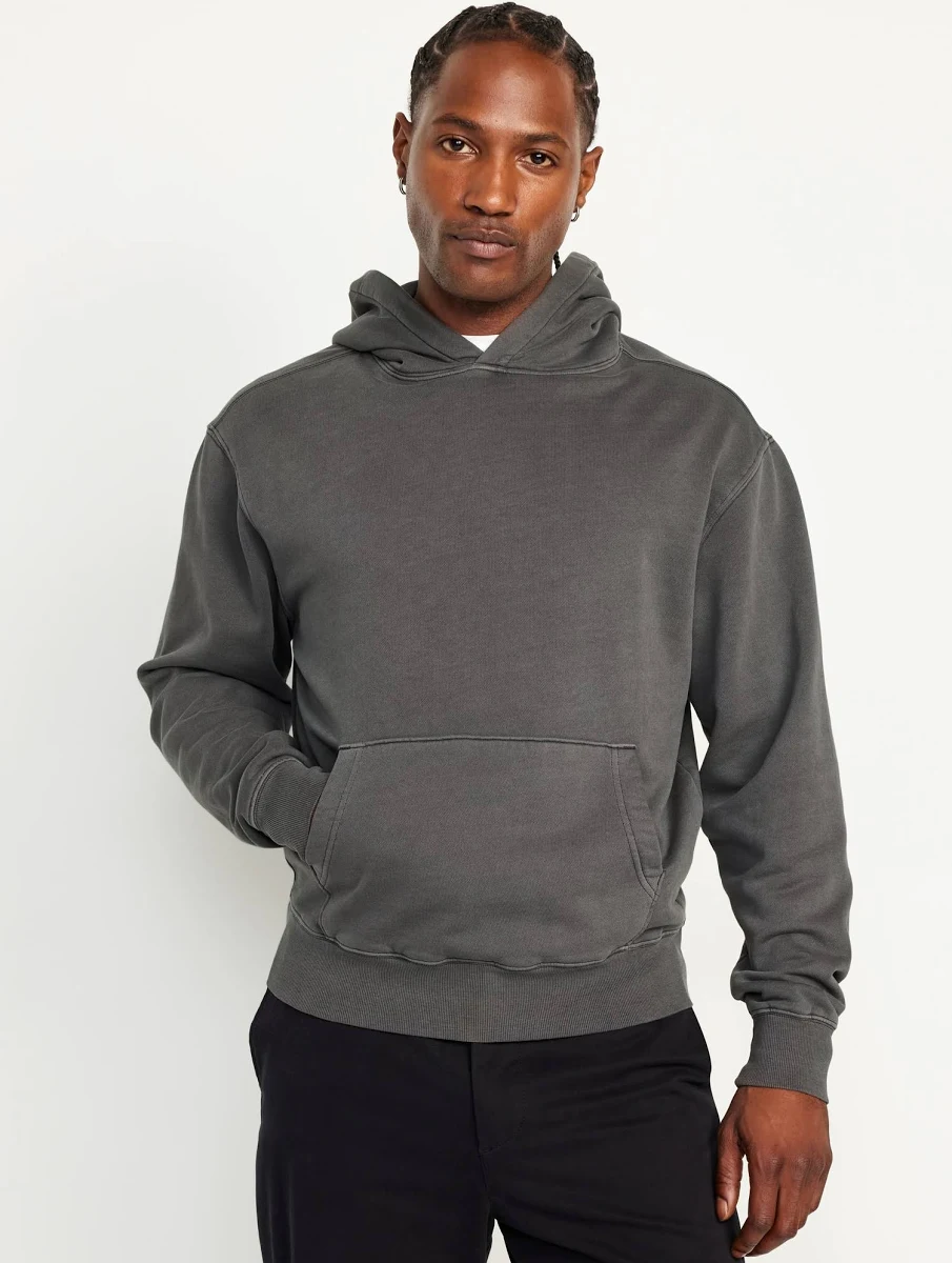 Old Navy Men's Rotation Popover Hoodie Gray Heather