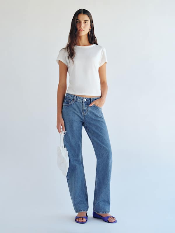 Charlee Low Rise Straight Leg Jeans
