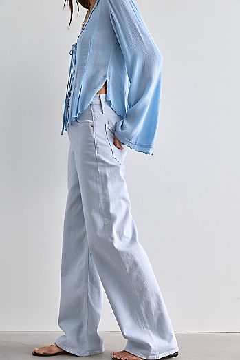 MOTHER The Rerun Zip Sneak Jeans