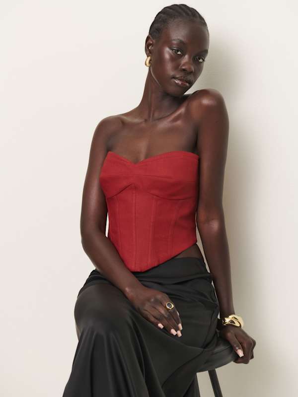 Pacie Linen Top