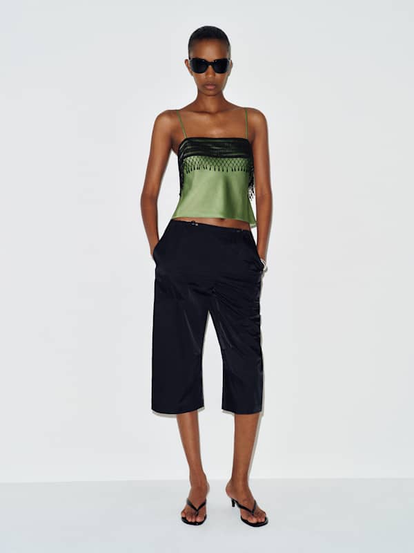 Slyvette Satin Top