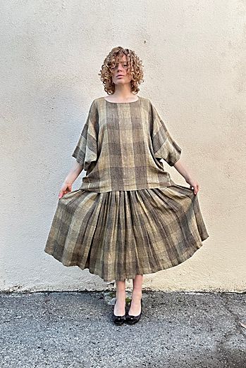 Vintage 1980s Issey Miyake Linen 2-Piece Set Selected by The Curatorial Dept.