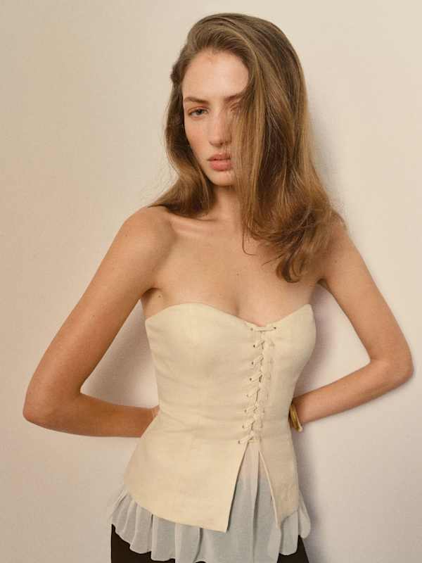 Colette Linen Top