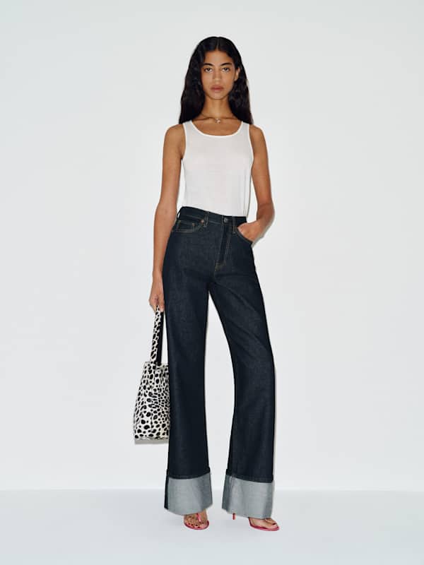 Cary High Rise Slouchy Wide Leg Jeans