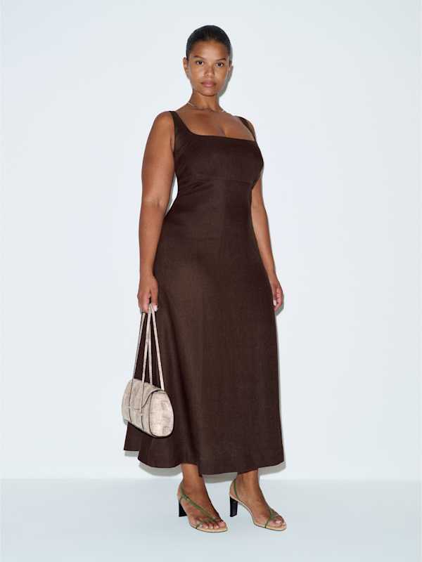 Sabine Linen Dress Es