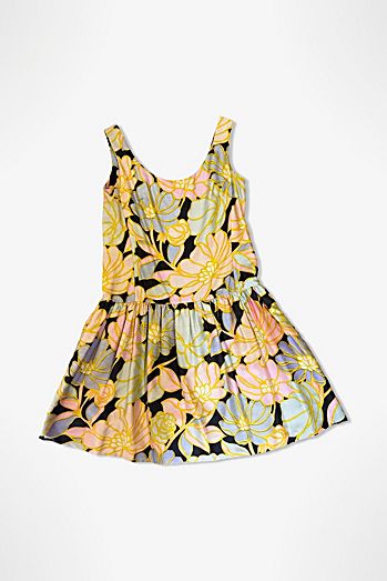 1960s Psychedelic Floral Baby Doll Dress Selected By Ritual Vintage