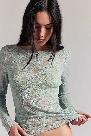 Loved You First Lace Long Sleeve
